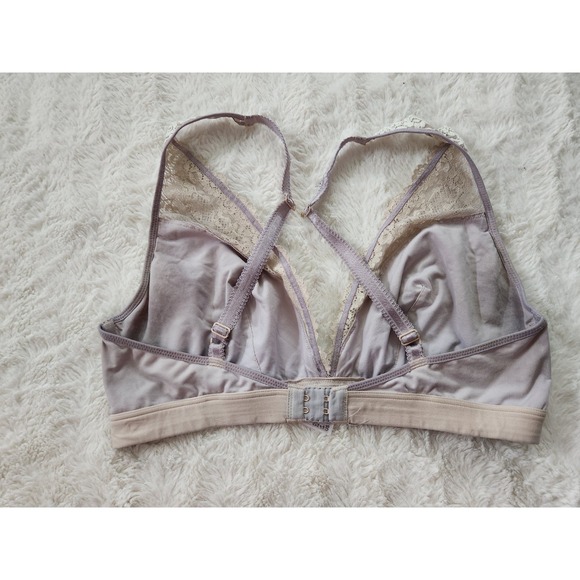 Wacoal Embrace Lace Soft Cup Wireless Lingerie Bra Women's Size 40 Taupe 852191 - Picture 5 of 8